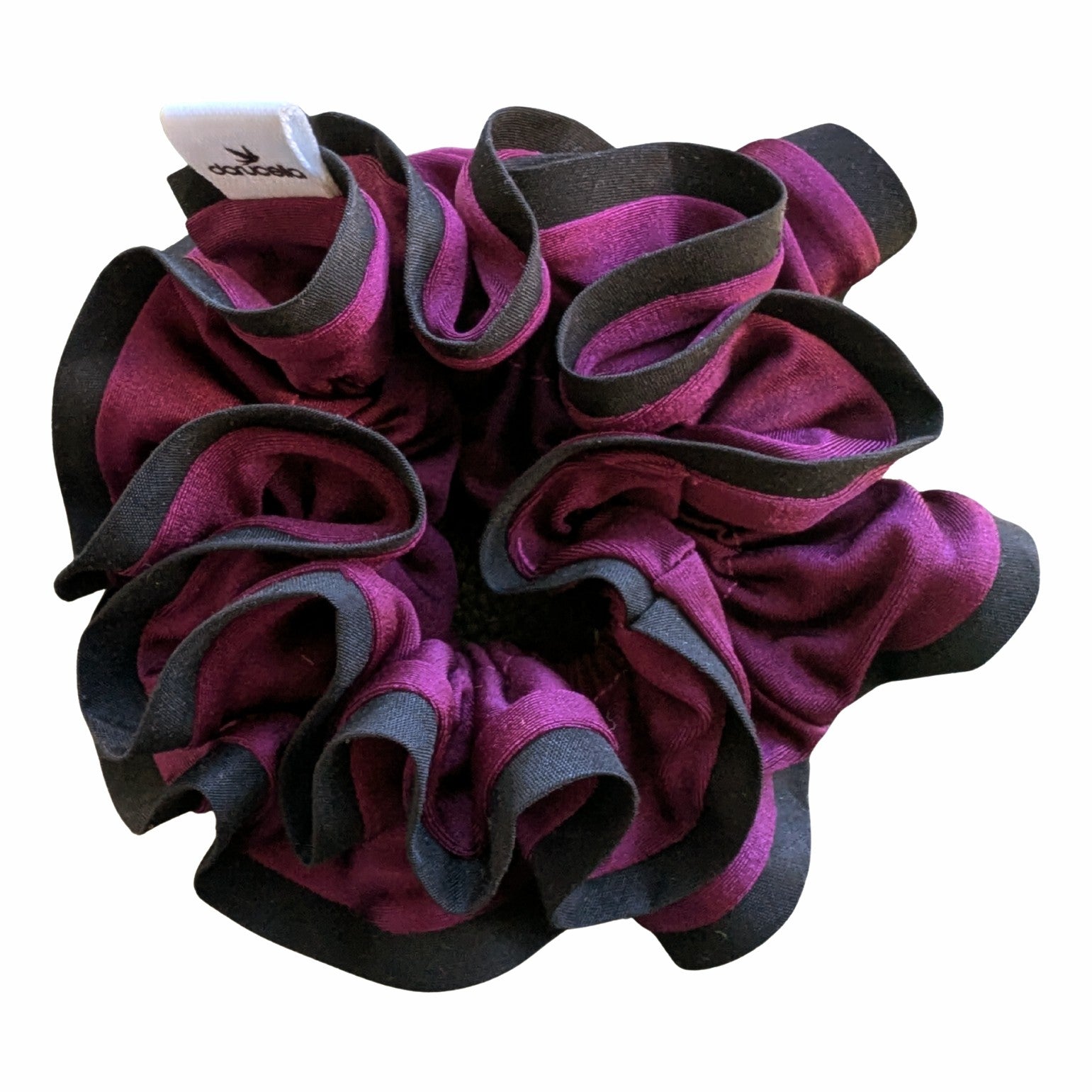 Sesgo Scrunchie Wine Glow