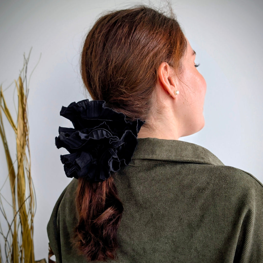 Satin Rumbai Handmade XL Satin Scrunchie in Canada | Darucella – darucella